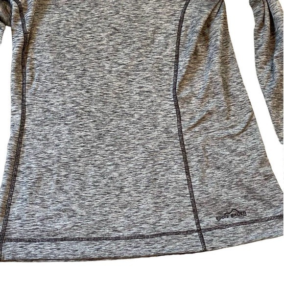 Eddie Bauer Grey Athletic Sports Running Jacket Sweatshirt Pull Over Size Medium - Picture 5 of 8